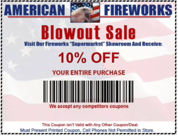 Fireworks Discounts, Coupons & Deals