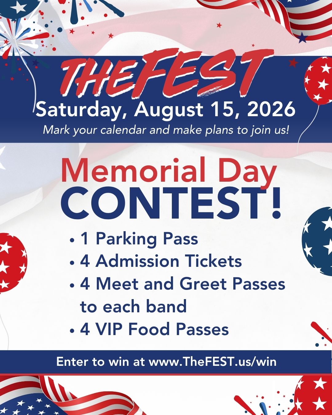 FEST Memorial Day Contest